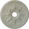 Ekena Millwork Rose and Ribbon Ceiling Medallion (Fits Canopies up to 4"), 23 5/8"OD x 4"ID x 1 1/2"P, Flash Copper CM23ROFCS - alternate 1